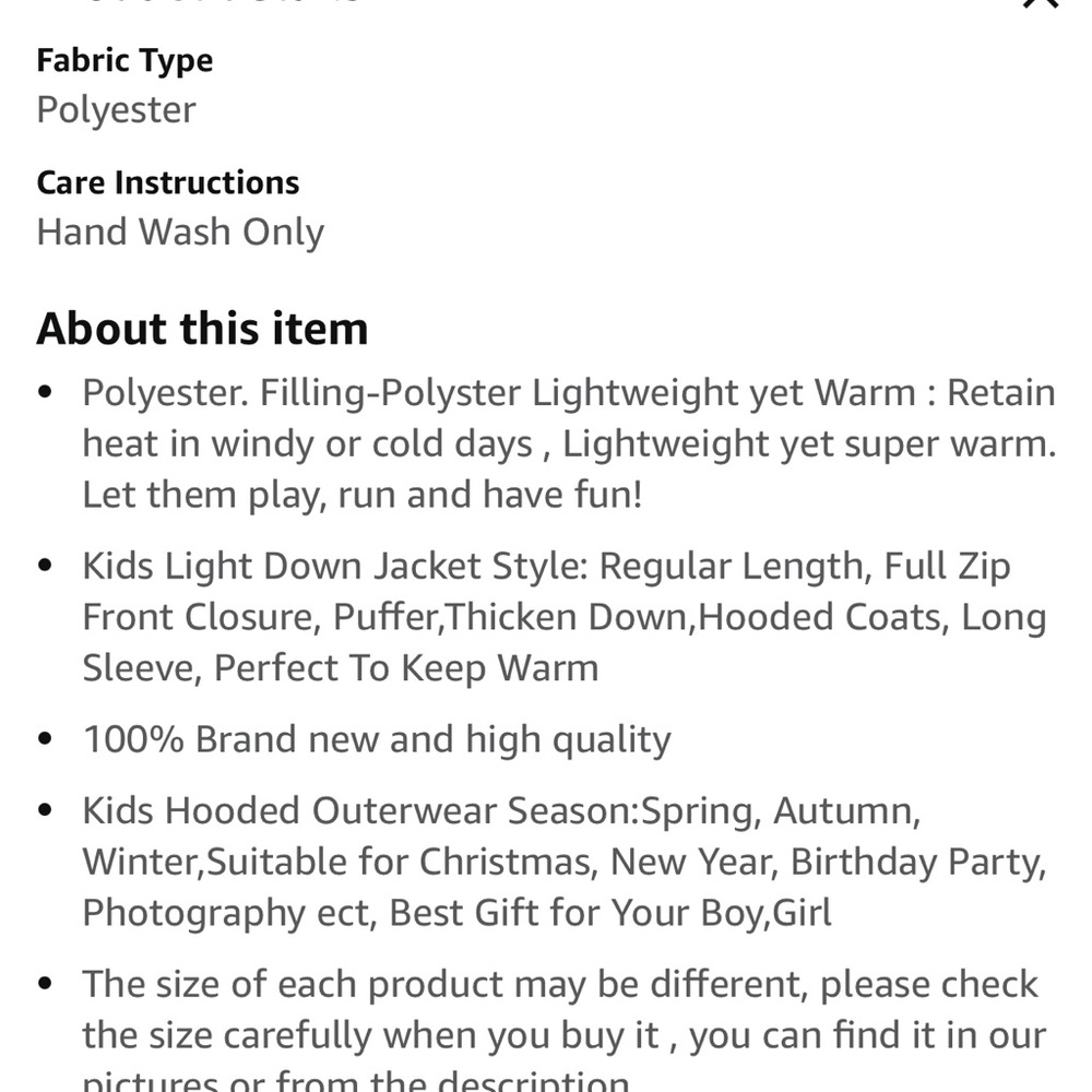 2024 Kids Boys Girle Winter Warm Puffer Down Hoods - Picture 4 of 11